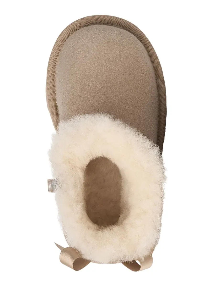 Ботинки-зипперы Ultra Mini Bailey Bow для малышей UGG — изображение 3 из 6, бежевый