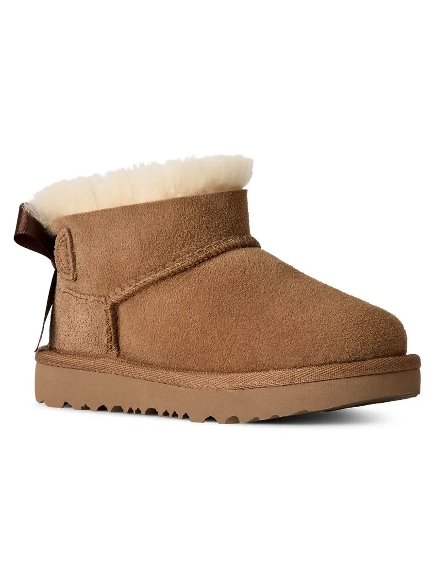 Ботинки-челси Ultra Mini Bailey Bow с молнией UGG — изображение 1 из 6, орех