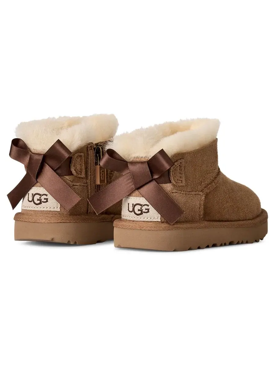 Ботинки-челси Ultra Mini Bailey Bow с молнией UGG — изображение 6 из 6, орех
