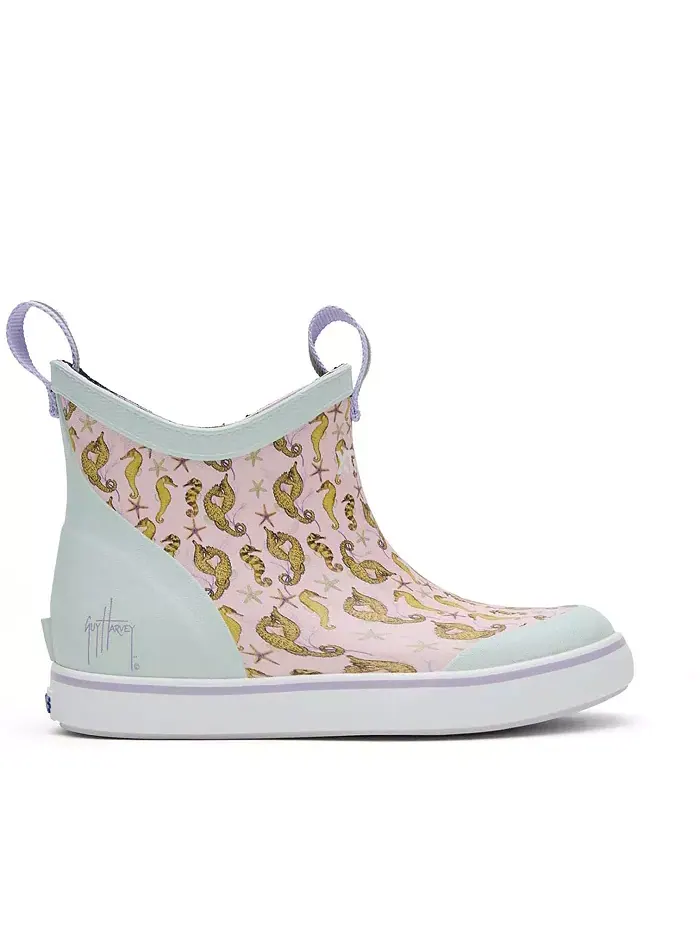 Маленькие детские ботинки на шнуровке Ankle Deck Guy Harvey Xtratuf