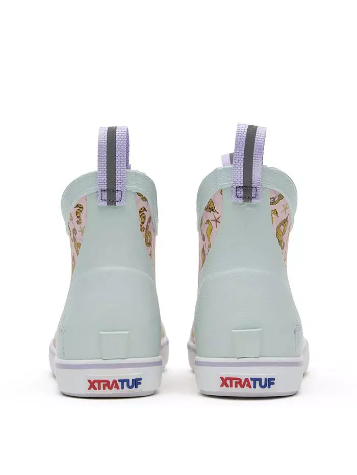 Маленькие детские ботинки на шнуровке Ankle Deck Guy Harvey Xtratuf — изображение 4 из 5, розовый