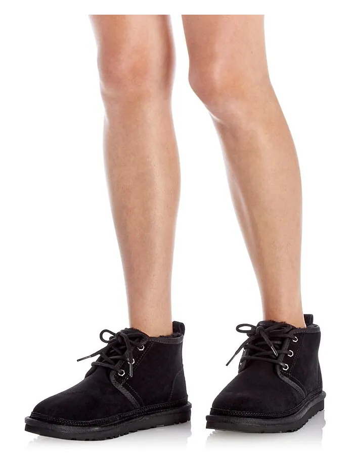 Ботинки женские UGG Neumel Chukka на шнурках — изображение 4 из 7, черный