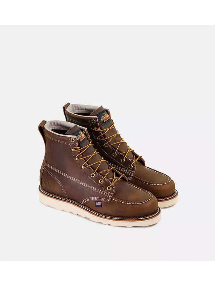 Американские рабочие ботинки Heritage 6" Moc Toe для мужчин Thorogood — изображение 4 из 5