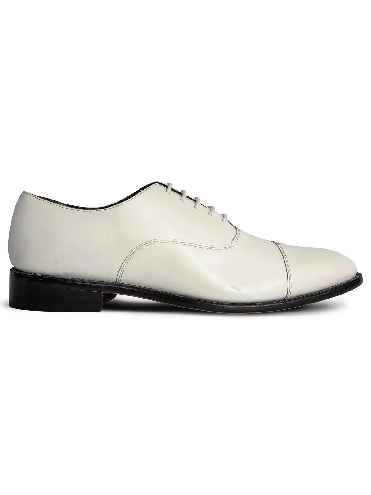 Мужские кожаные модельные туфли-оксфорды clinton tux cap-toe Anthony Veer — изображение 2 из 5, белый