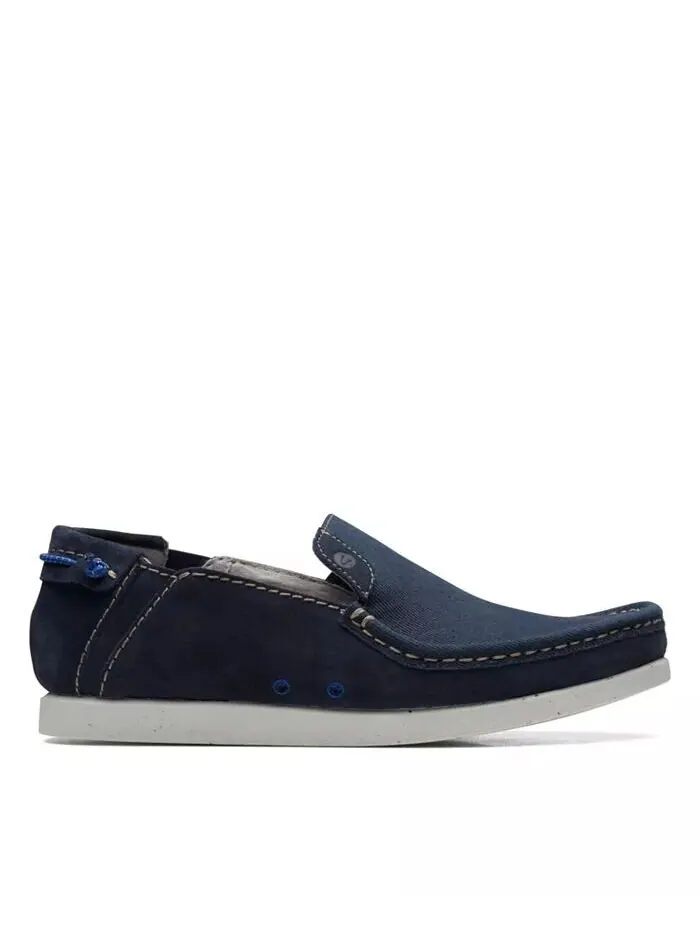 Степ-слипоны мужские Clarks Shacrelite легкие и удобные, замша — изображение 2 из 6