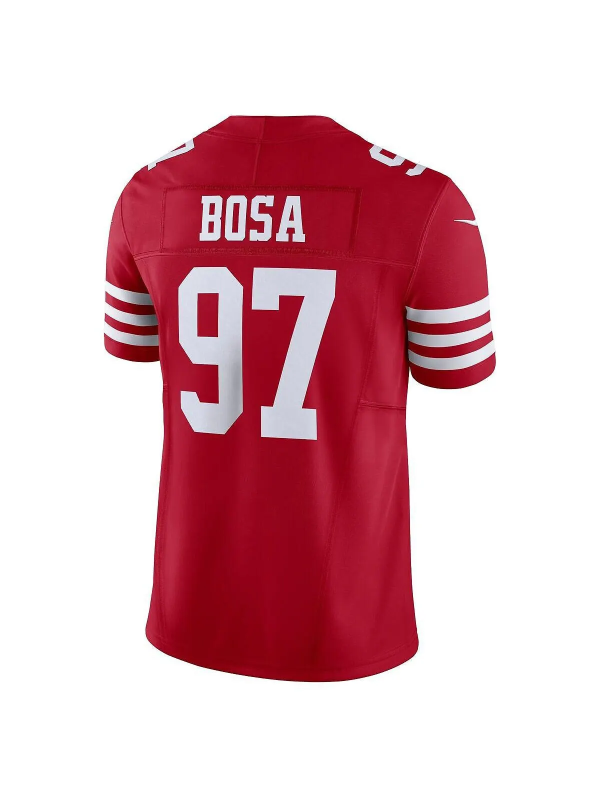 Мужские кроссовки Nick Bosa Scarlet San Francisco 49ers Vapor F.U.S.E. Ограниченный Джерси Nike — изображение 3 из 3, алый