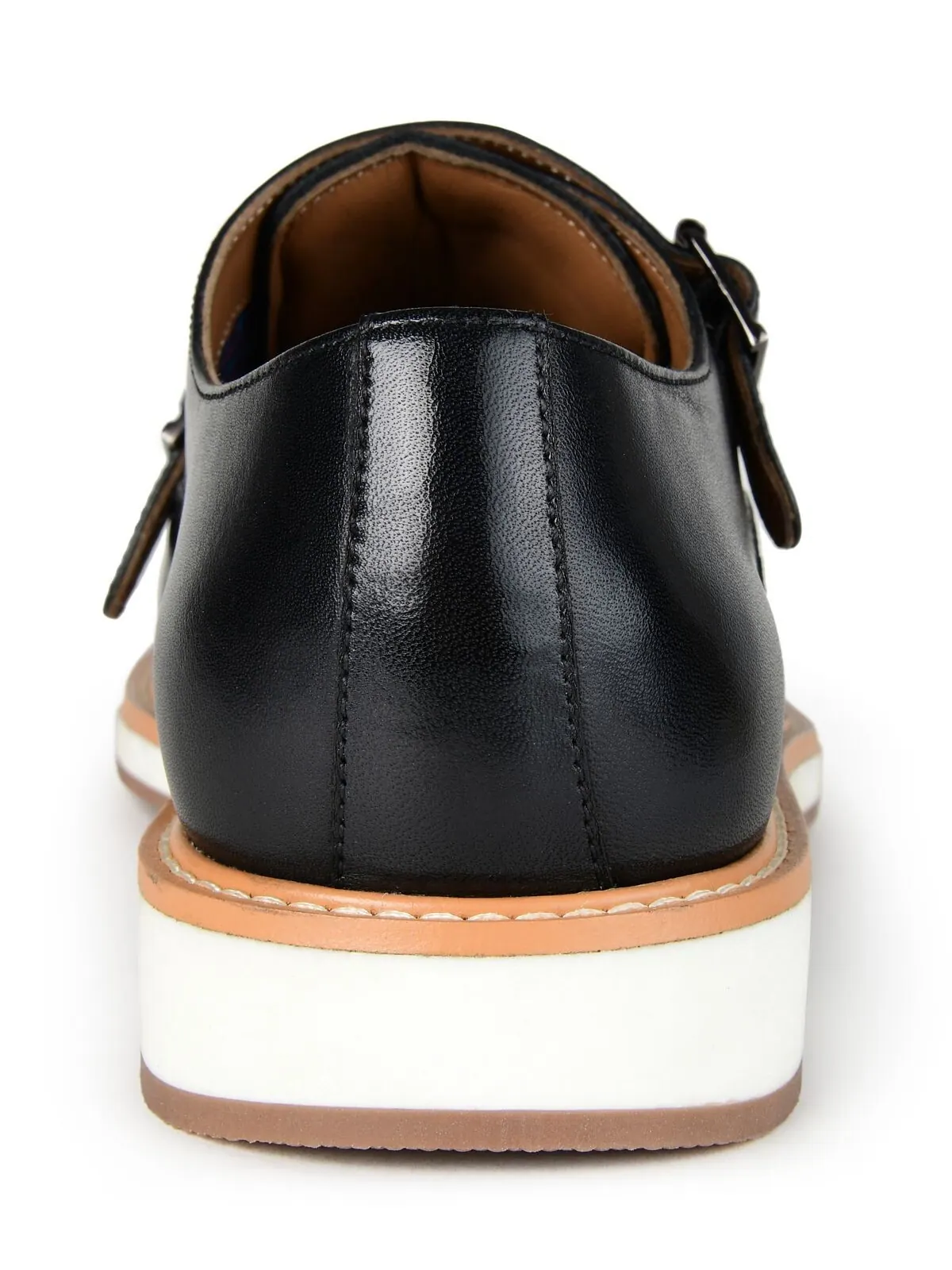 Мужские модельные туфли ransom cap toe monk strap Thomas & Vine — изображение 3 из 5, черный
