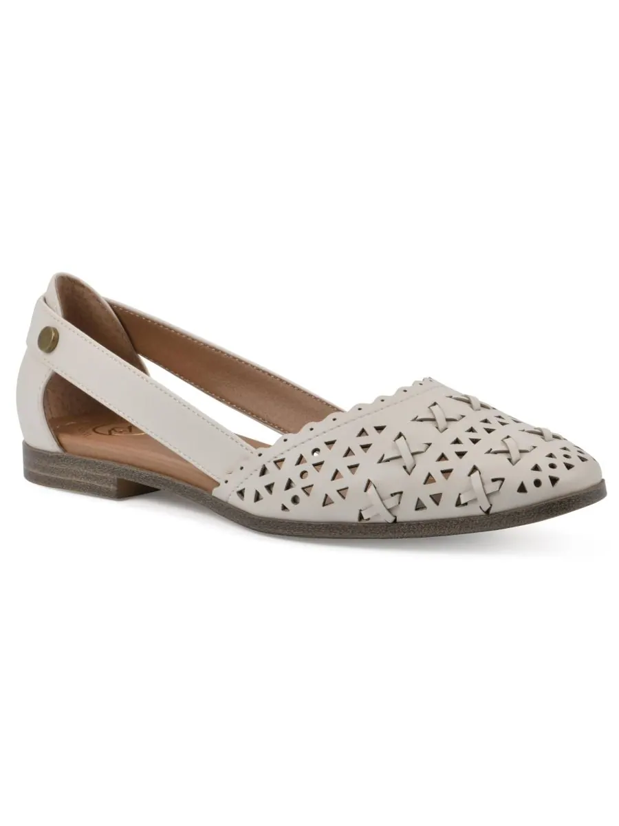 Женские повседневные балетки Nobler White Mountain, Eggshell Smooth
