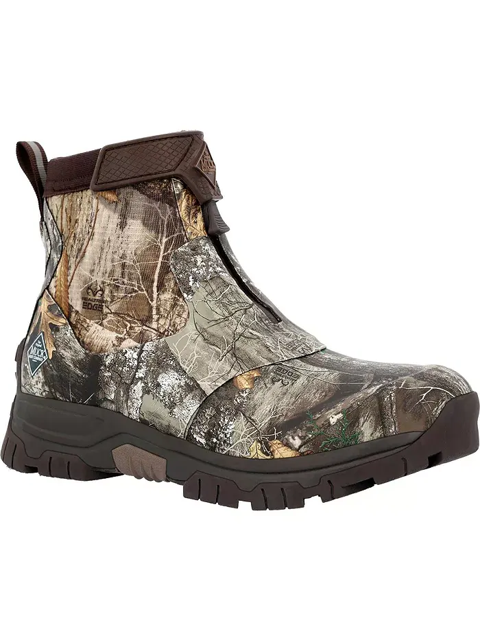 Мужские ботинки RealTREE Edge Apex Mid Zip с молнией до щиколотки MUCK