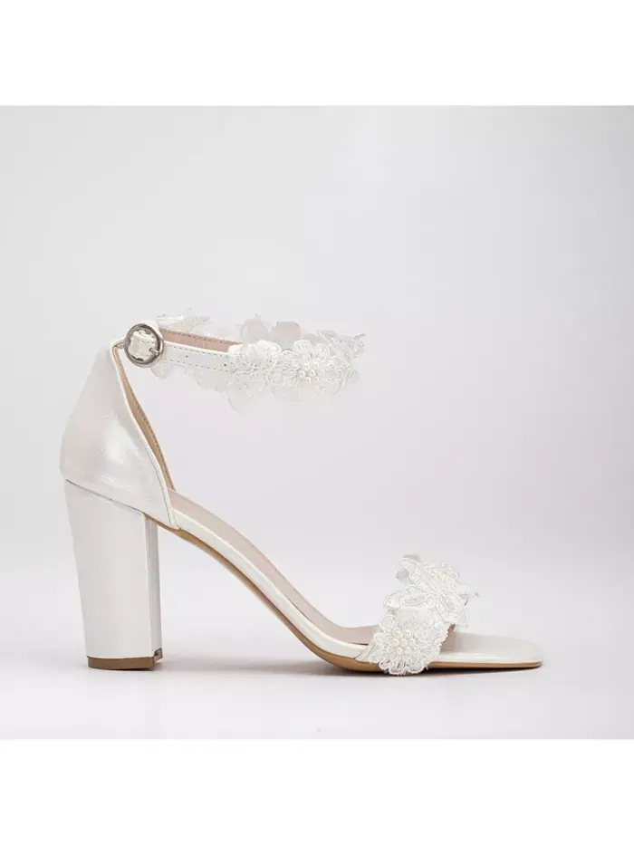 Dede Lace Бальные Туфли-Сандалии на Высоком Каблуке Forever & Always Shoes
