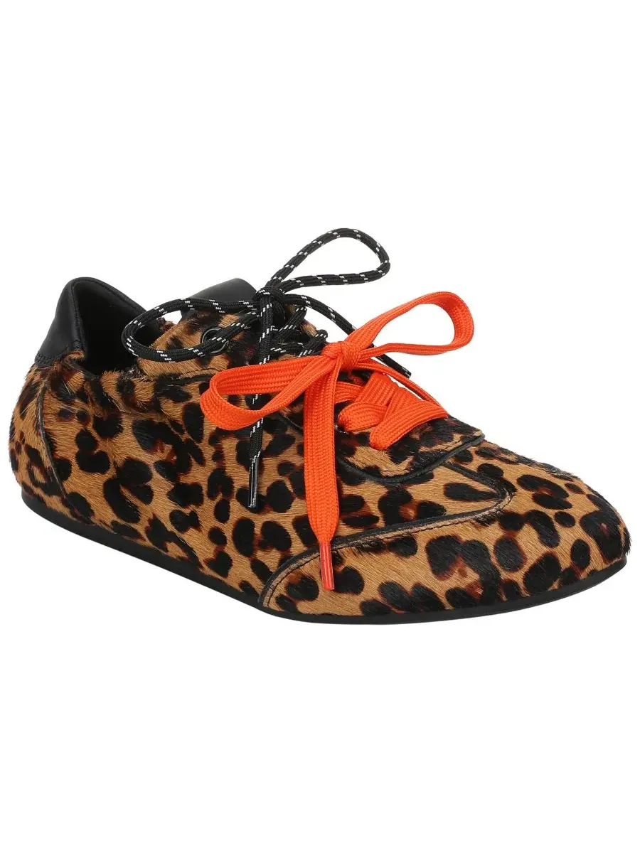 Женские кроссовки с леопардовым принтом Kadenn Lace-Up I.N.C. International Concepts, Large Leopard — изображение 1 из 6