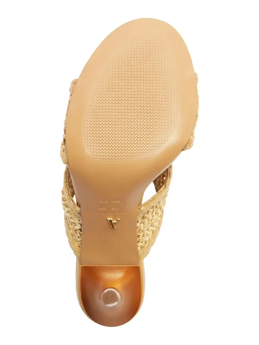 Женские сандалии Zula на высокой шпильке Arezzo, Natural/Caramel — изображение 5 из 5
