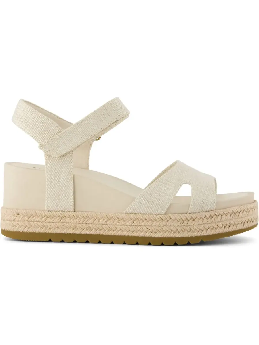 Женские сандалии на танкетке Alana с открытым носком TOMS, Natural Yarn Dye — изображение 2 из 5