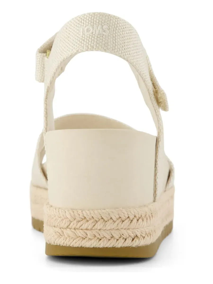 Женские сандалии на танкетке Alana с открытым носком TOMS, Natural Yarn Dye — изображение 3 из 5