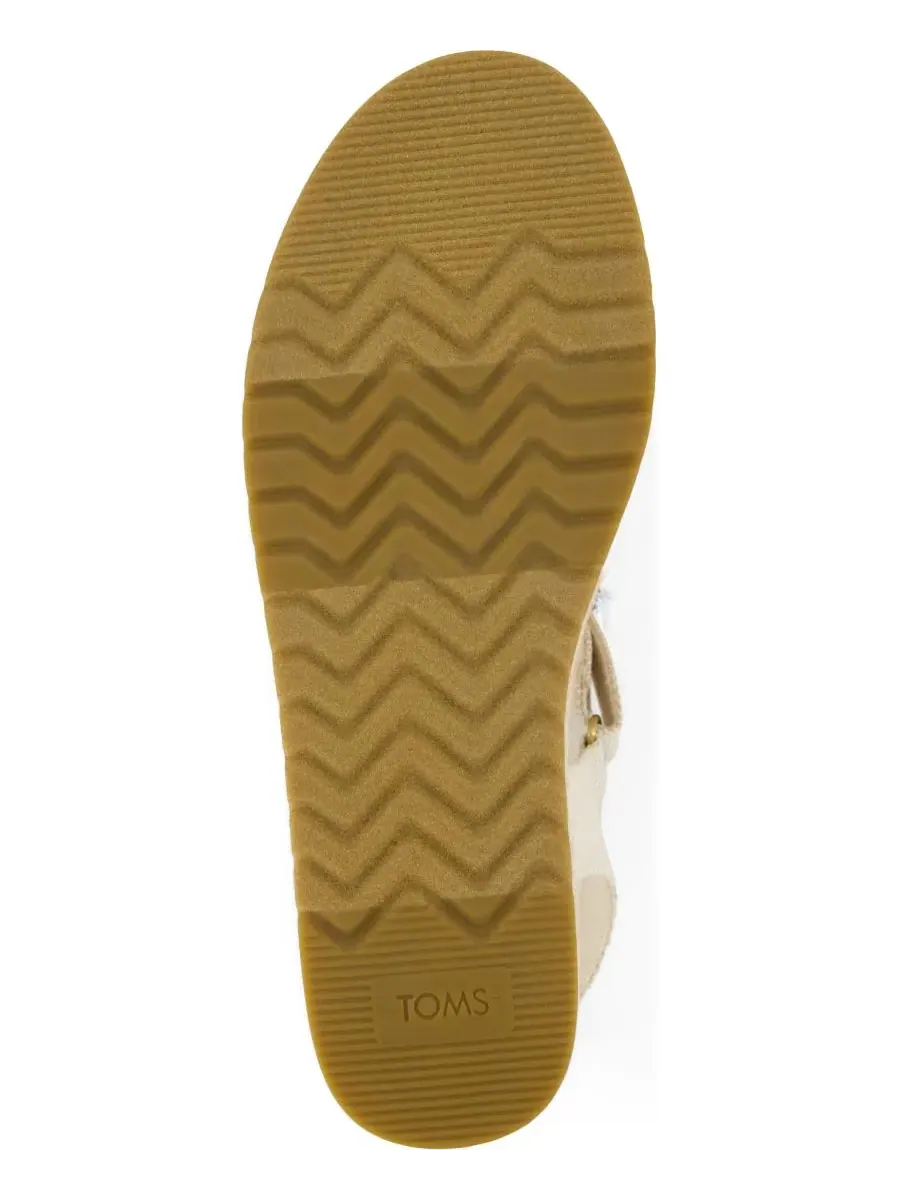 Женские сандалии на танкетке Alana с открытым носком TOMS, Natural Yarn Dye — изображение 5 из 5