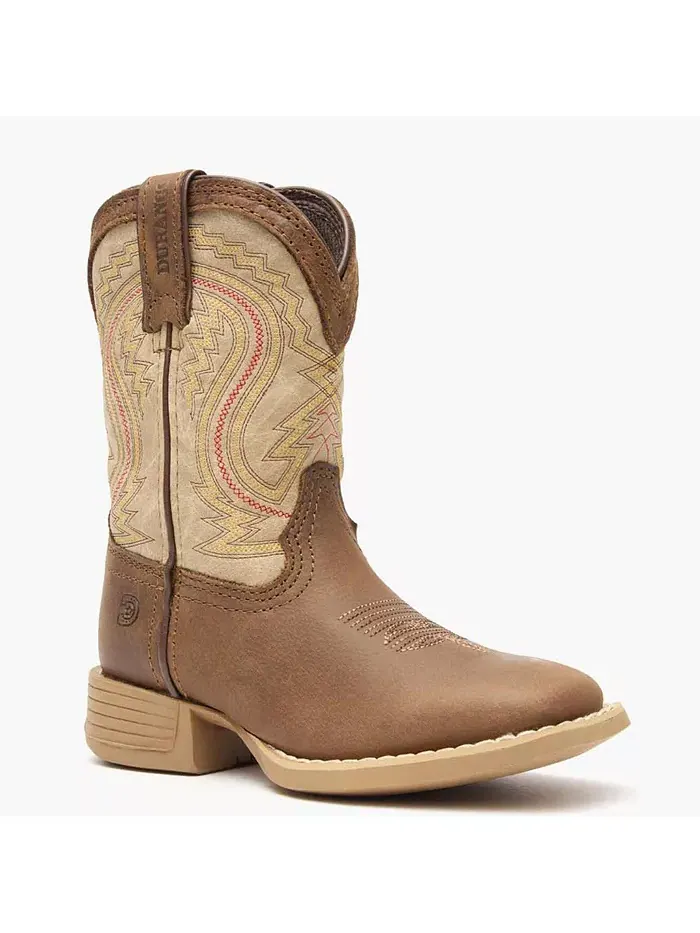 Детские ботинки Kids Lil' Rebel Pro Coffee and Bone Western Durango — изображение 1 из 7
