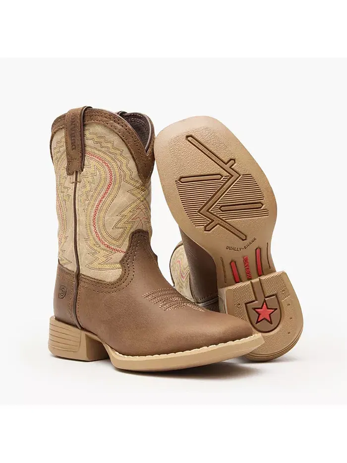 Детские ботинки Kids Lil' Rebel Pro Coffee and Bone Western Durango — изображение 2 из 7