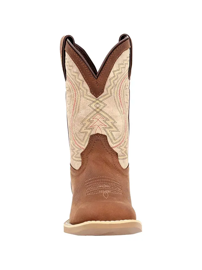 Детские ботинки Kids Lil' Rebel Pro Coffee and Bone Western Durango — изображение 3 из 7