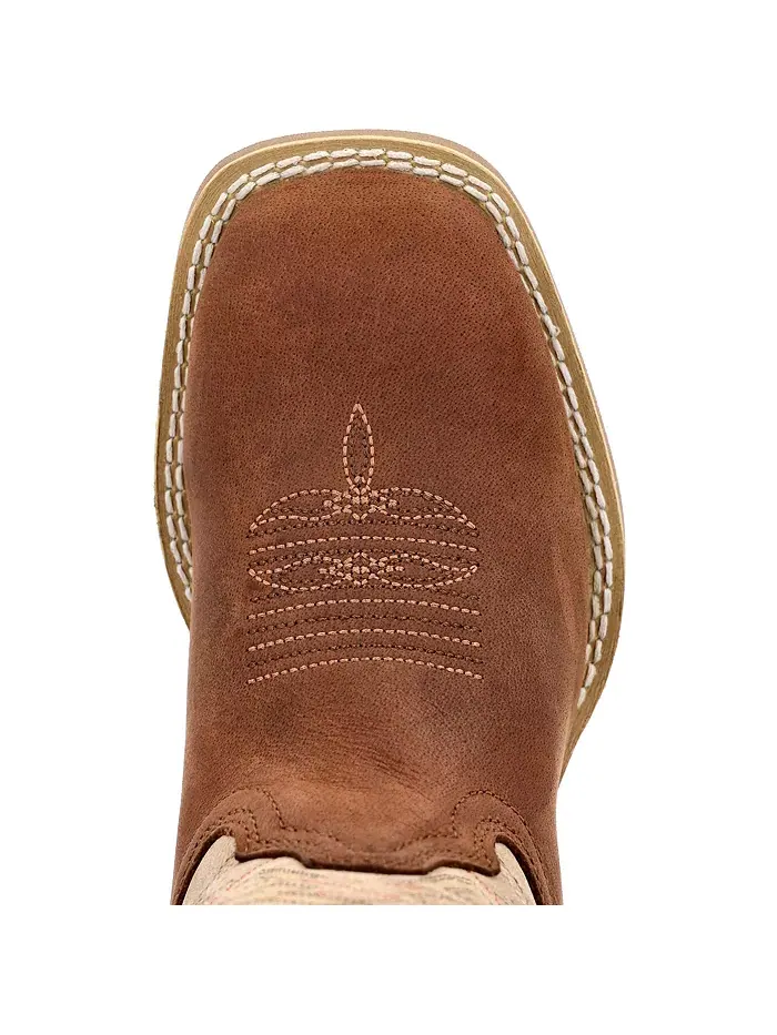 Детские ботинки Kids Lil' Rebel Pro Coffee and Bone Western Durango — изображение 6 из 7