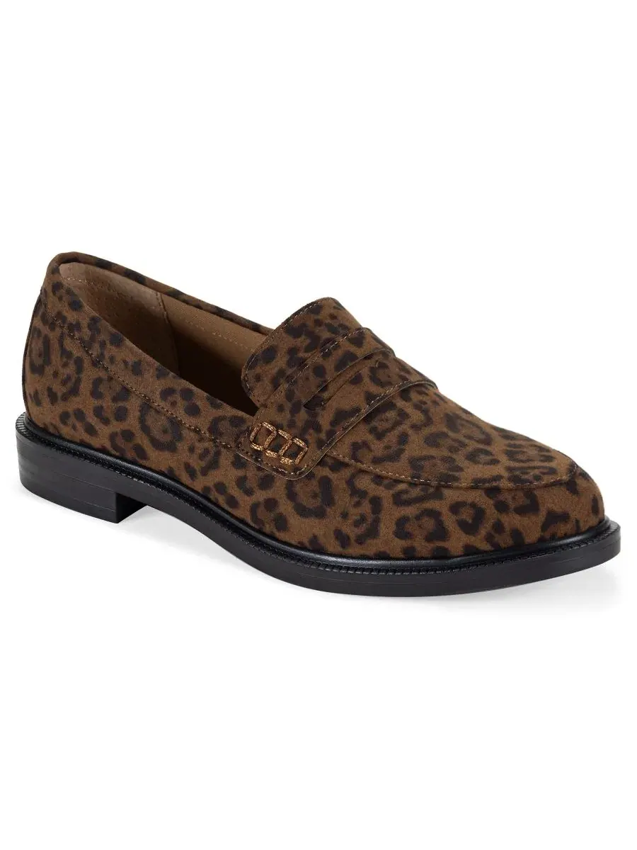 Женские лоферы-пенни Athenaa Round Toe Style & Co, Jungle Leopard — изображение 1 из 5