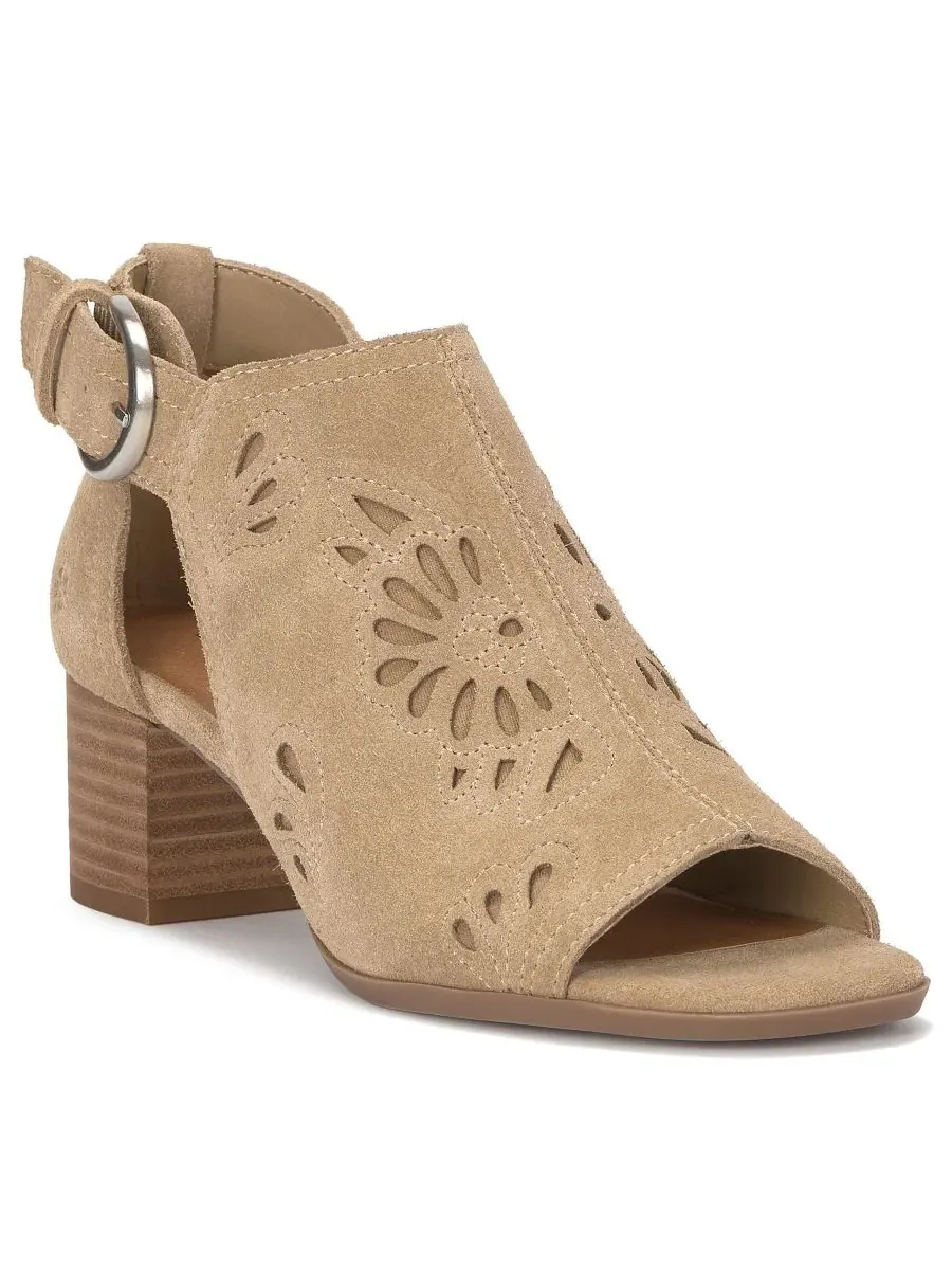 Женские ботинки-челси Cormyn Cutout Square Toe Lucky Brand, Distressed Natural Suede