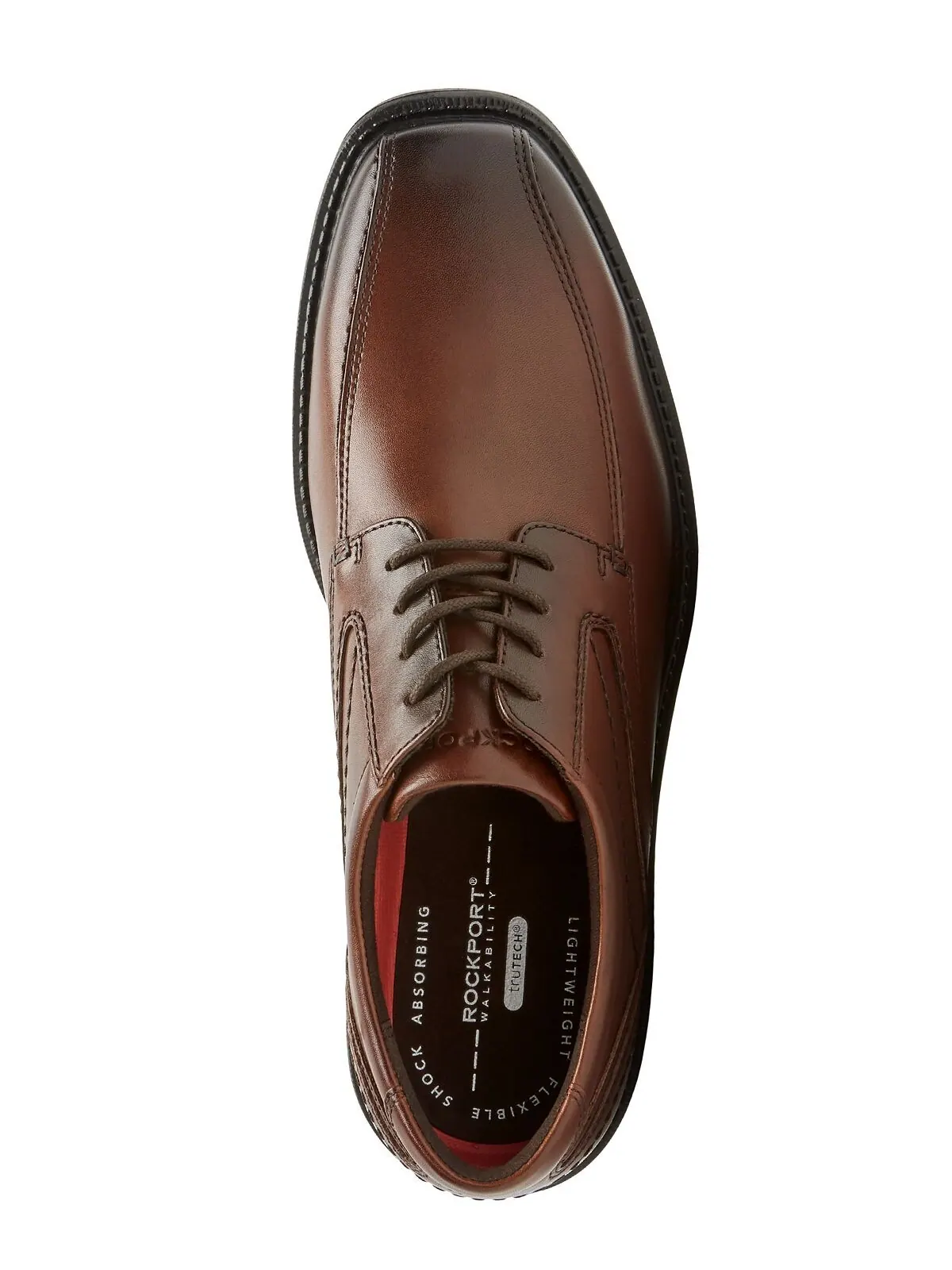 Мужские оксфорды style leader 2 с велосипедным носком Rockport — изображение 3 из 5, коричневый