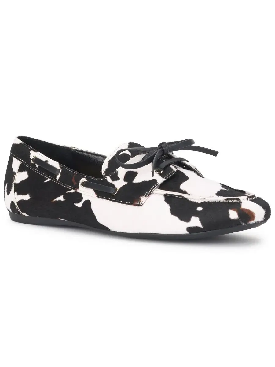 Женские туфли-лодочки Ameli Boat Flats I.N.C. International Concepts, Abstract Cow