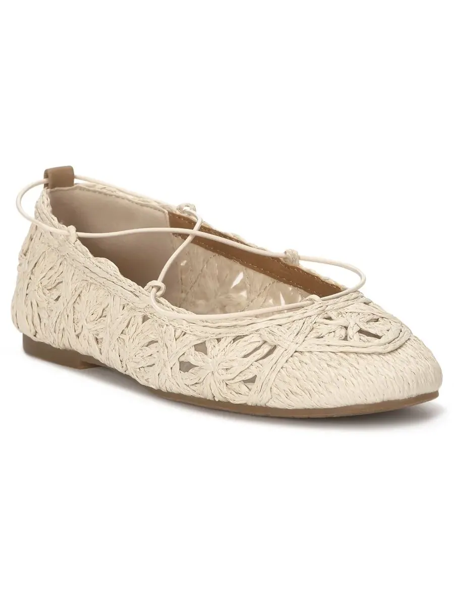 Женские балетки Tennyr на шнуровке из рафии Lucky Brand, Natural Tuscany Sundial Crochet