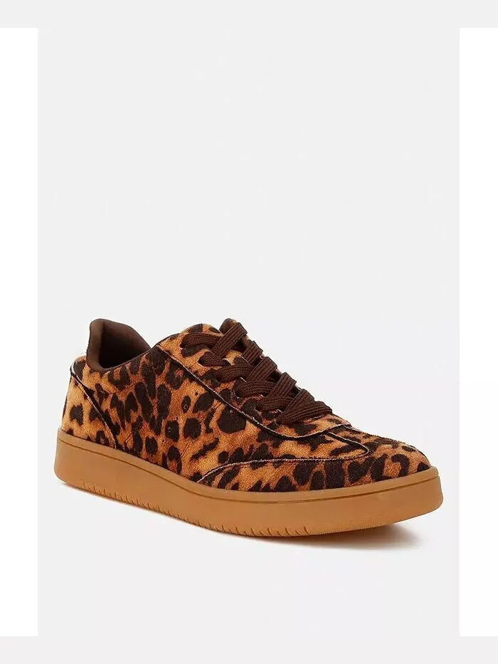 Кроссовки Prowler Leopard Chunky London Rag