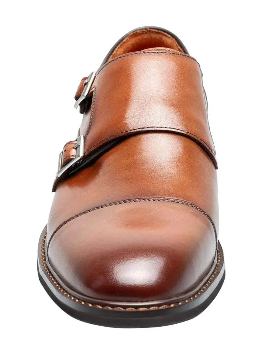 Туфли Boswell Cap-Toe Double Monk Strap Stacy Adams, Rustcopper — изображение 6 из 8