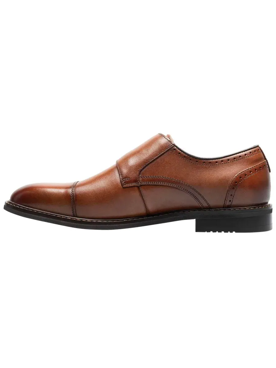 Туфли Boswell Cap-Toe Double Monk Strap Stacy Adams, Rustcopper — изображение 7 из 8