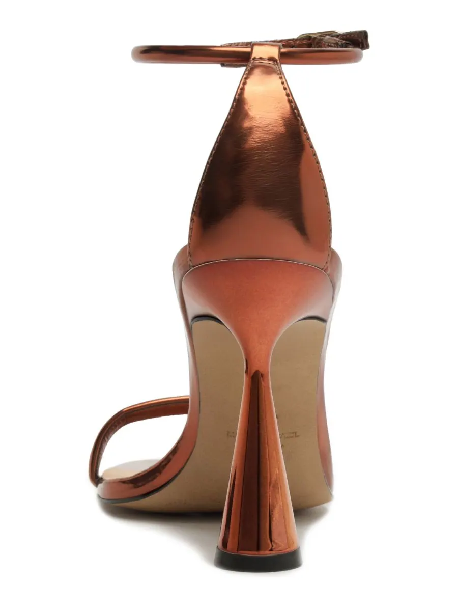 Женские босоножки на высоком каблуке Lea Arezzo, Hot Pepper Metal — изображение 3 из 5