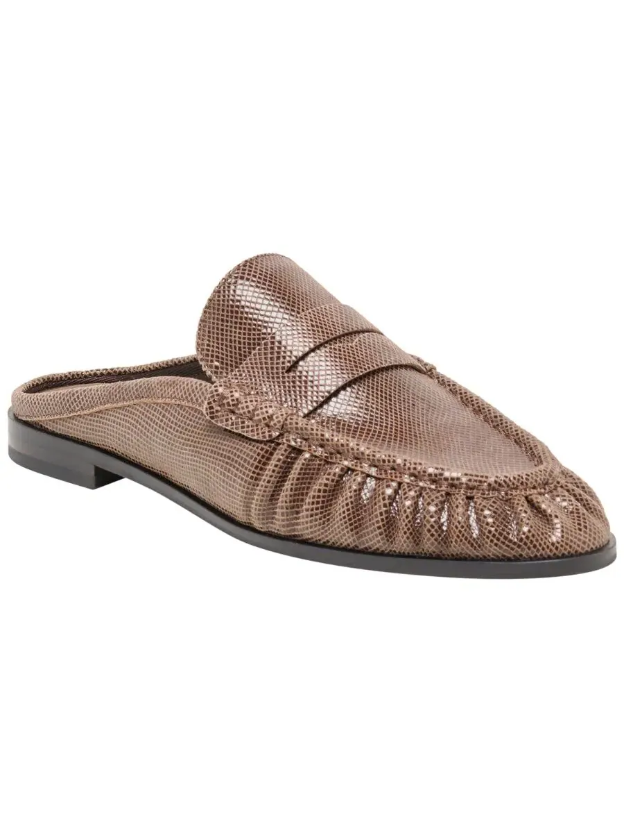 Лоферы-мюли Betzy Dolce Vita, Mocha Embossed Leather — изображение 1 из 7
