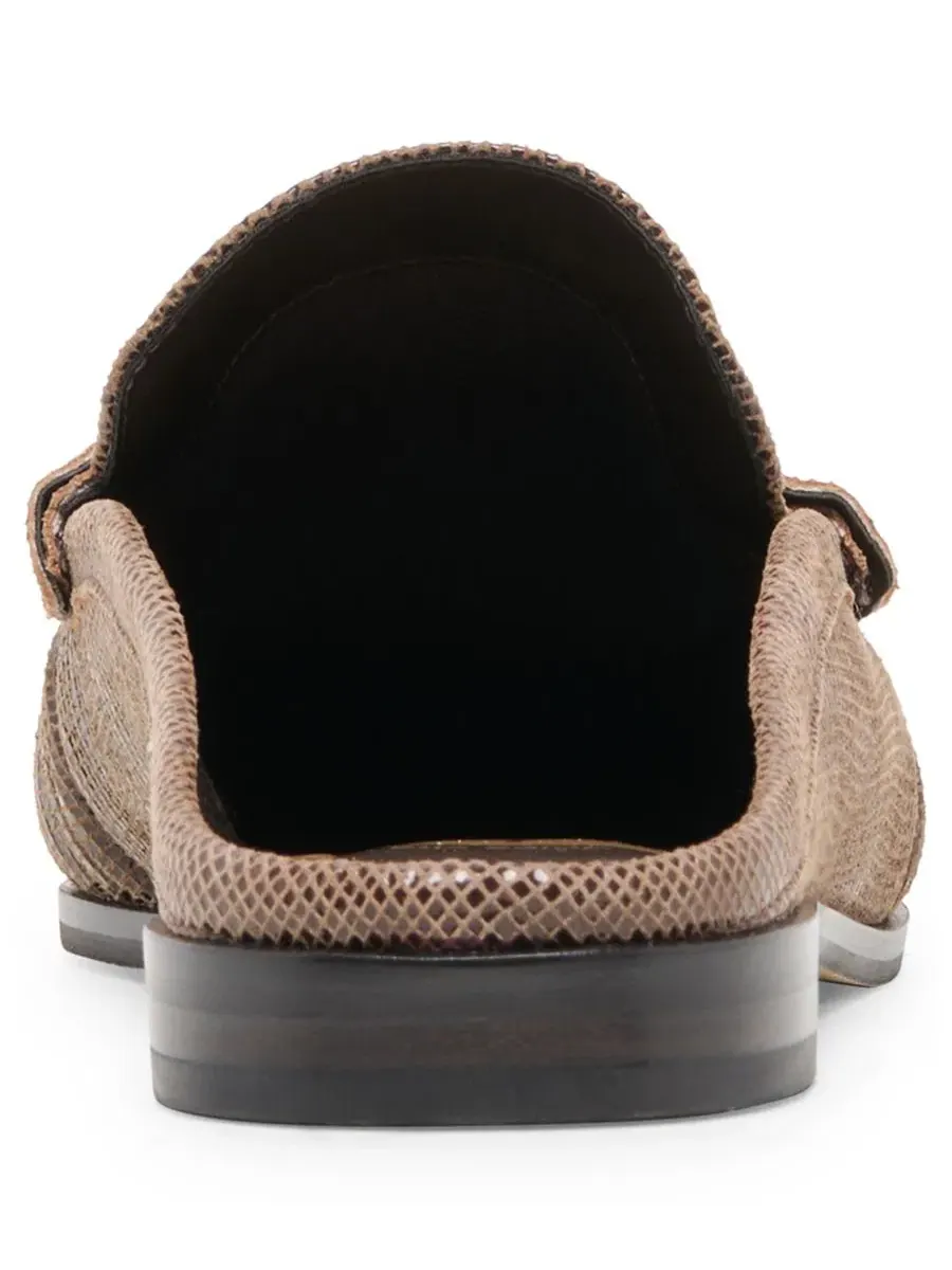 Лоферы-мюли Betzy Dolce Vita, Mocha Embossed Leather — изображение 3 из 7