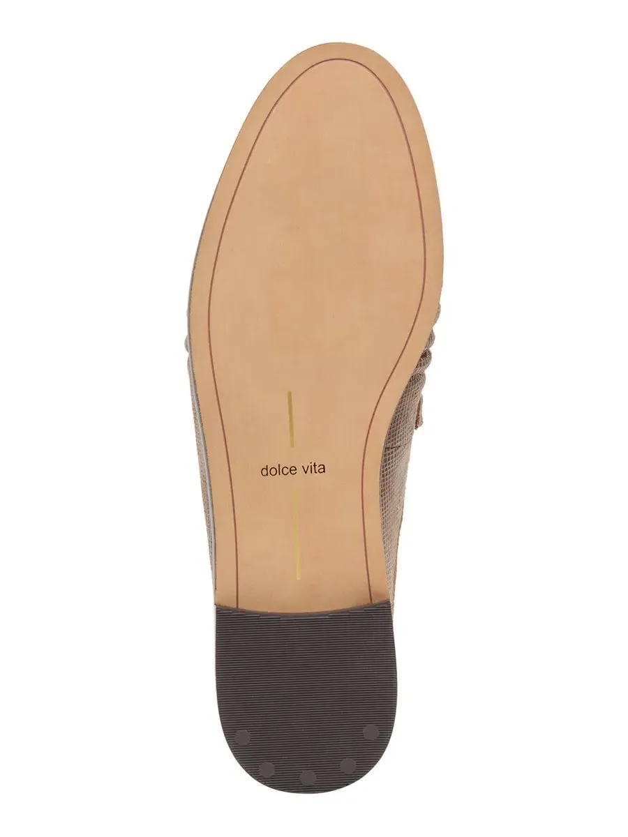 Лоферы-мюли Betzy Dolce Vita, Mocha Embossed Leather — изображение 5 из 7