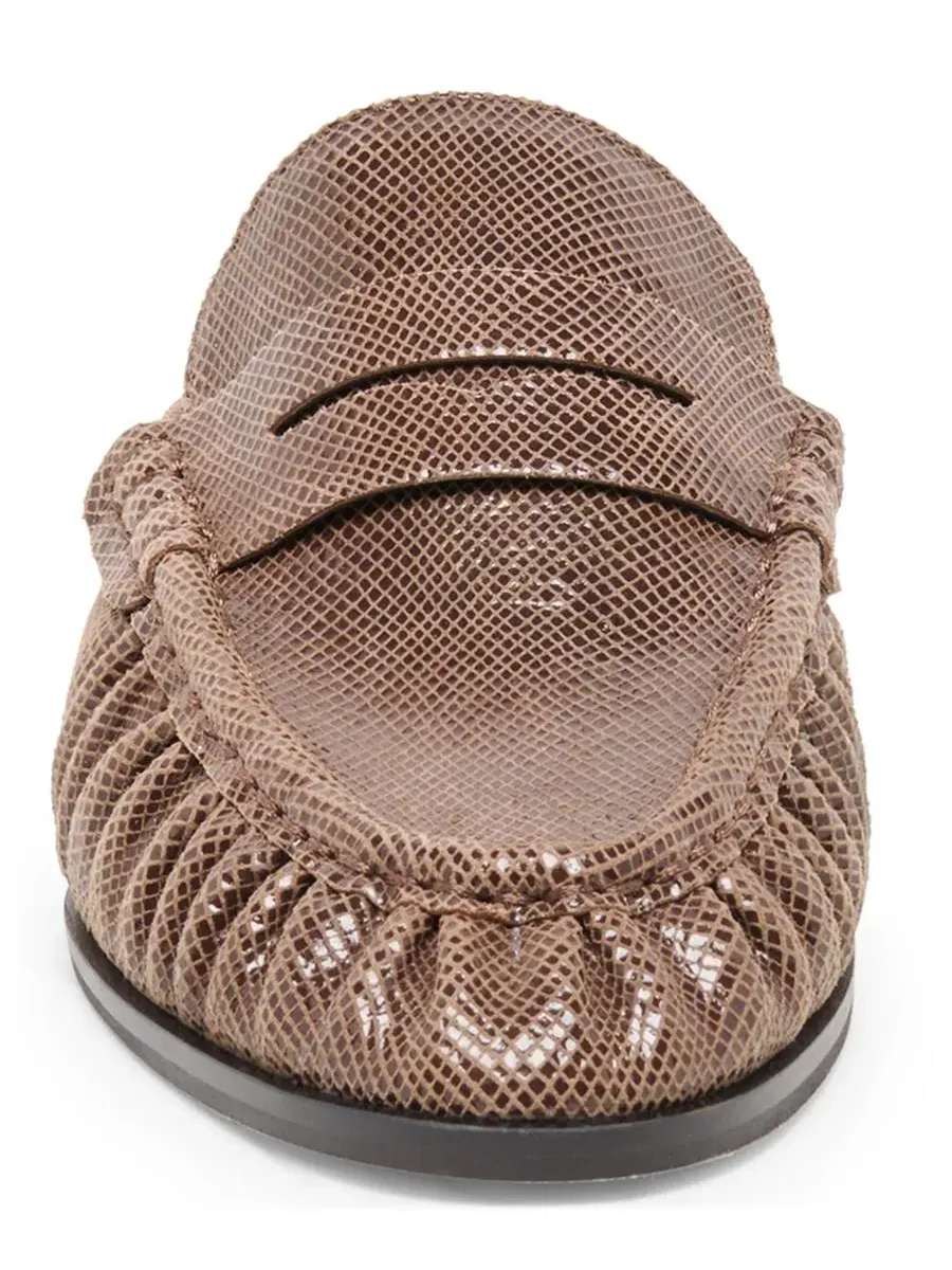 Лоферы-мюли Betzy Dolce Vita, Mocha Embossed Leather — изображение 6 из 7
