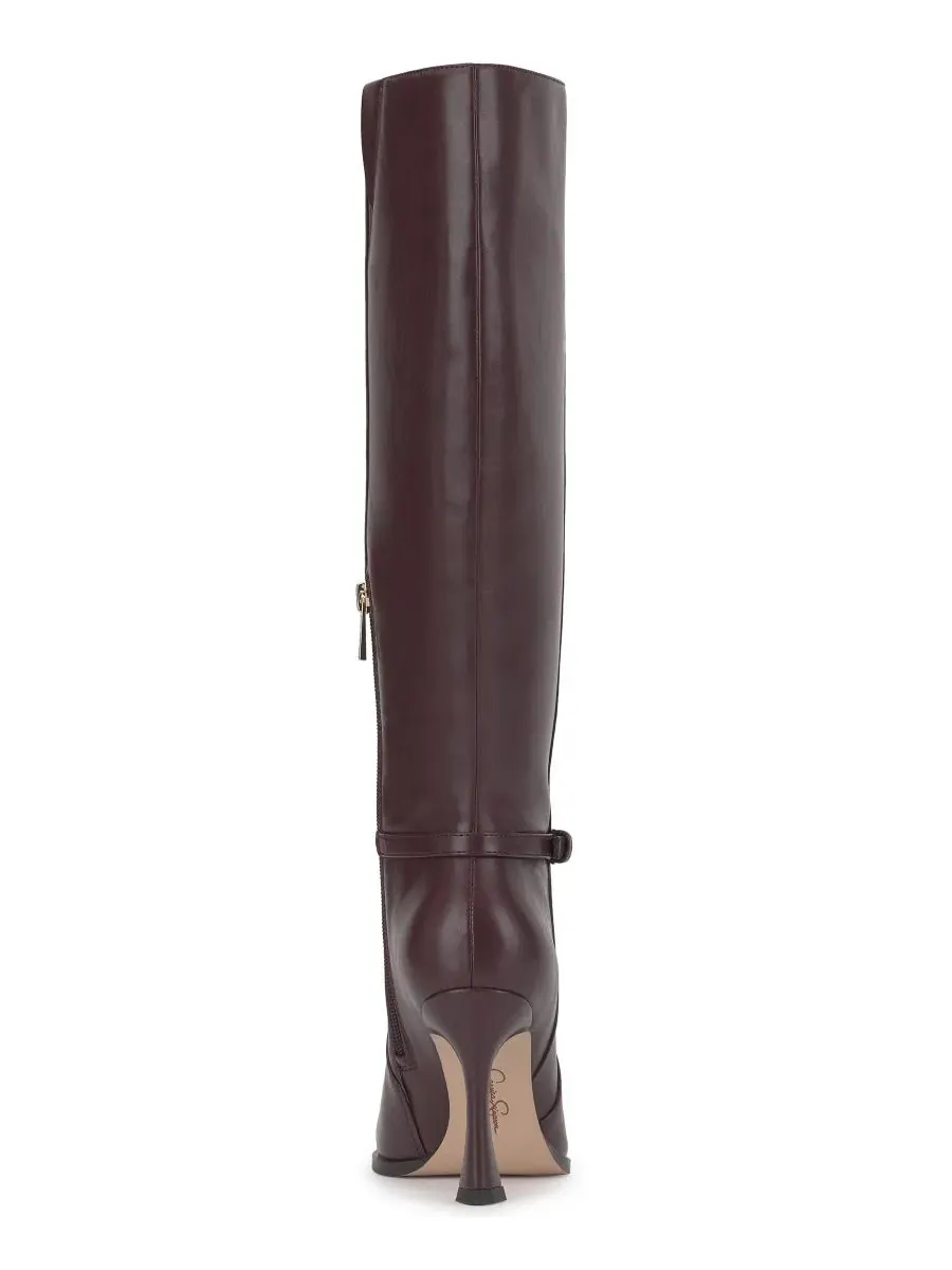 Ботинки с острым носком Soavel на каблуке Jessica Simpson, Cherry Mahogany — изображение 3 из 6