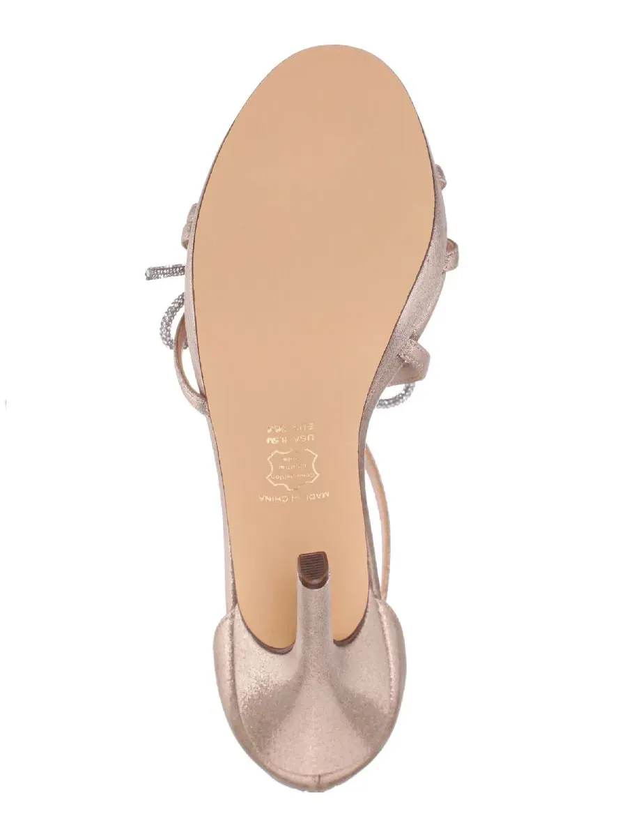 Женские босоножки Felicia с закрытым мысом, на платформе, Taupe Satin Nina — изображение 5 из 6