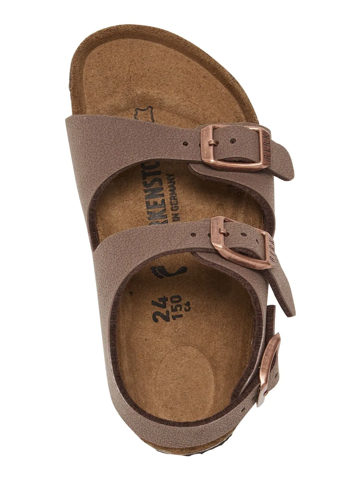 Детские сандалии Roma Birkibuc для малышей от Finish Line Birkenstock — изображение 5 из 6, коричневый