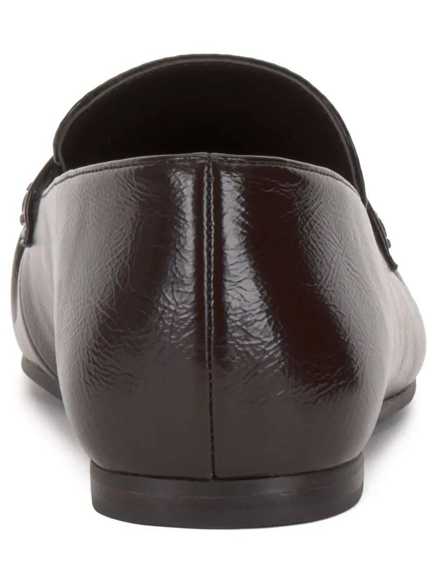 Лоферы Paelyn Slip-On с квадратным носком Vince Camuto, Brownie Faux Leather — изображение 3 из 5