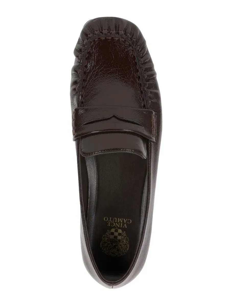 Лоферы Paelyn Slip-On с квадратным носком Vince Camuto, Brownie Faux Leather — изображение 4 из 5