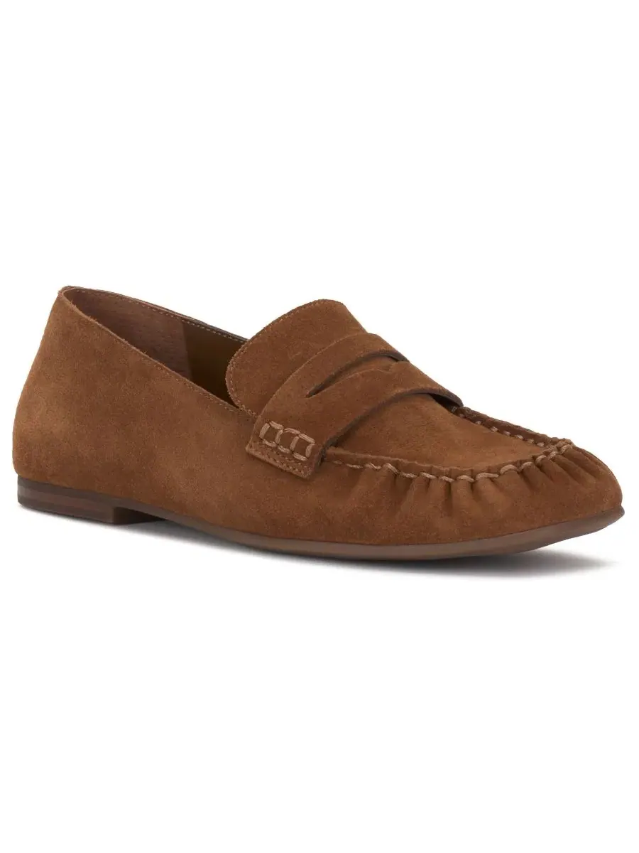 Лоферы Paelyn на плоском ходу с квадратным мысом Vince Camuto, Burnt Sugar Suede