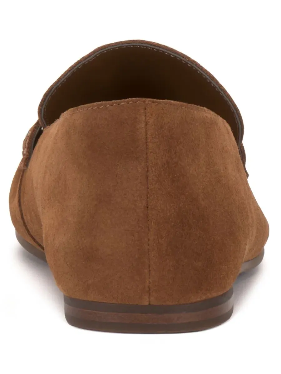 Лоферы Paelyn на плоском ходу с квадратным мысом Vince Camuto, Burnt Sugar Suede — изображение 3 из 5