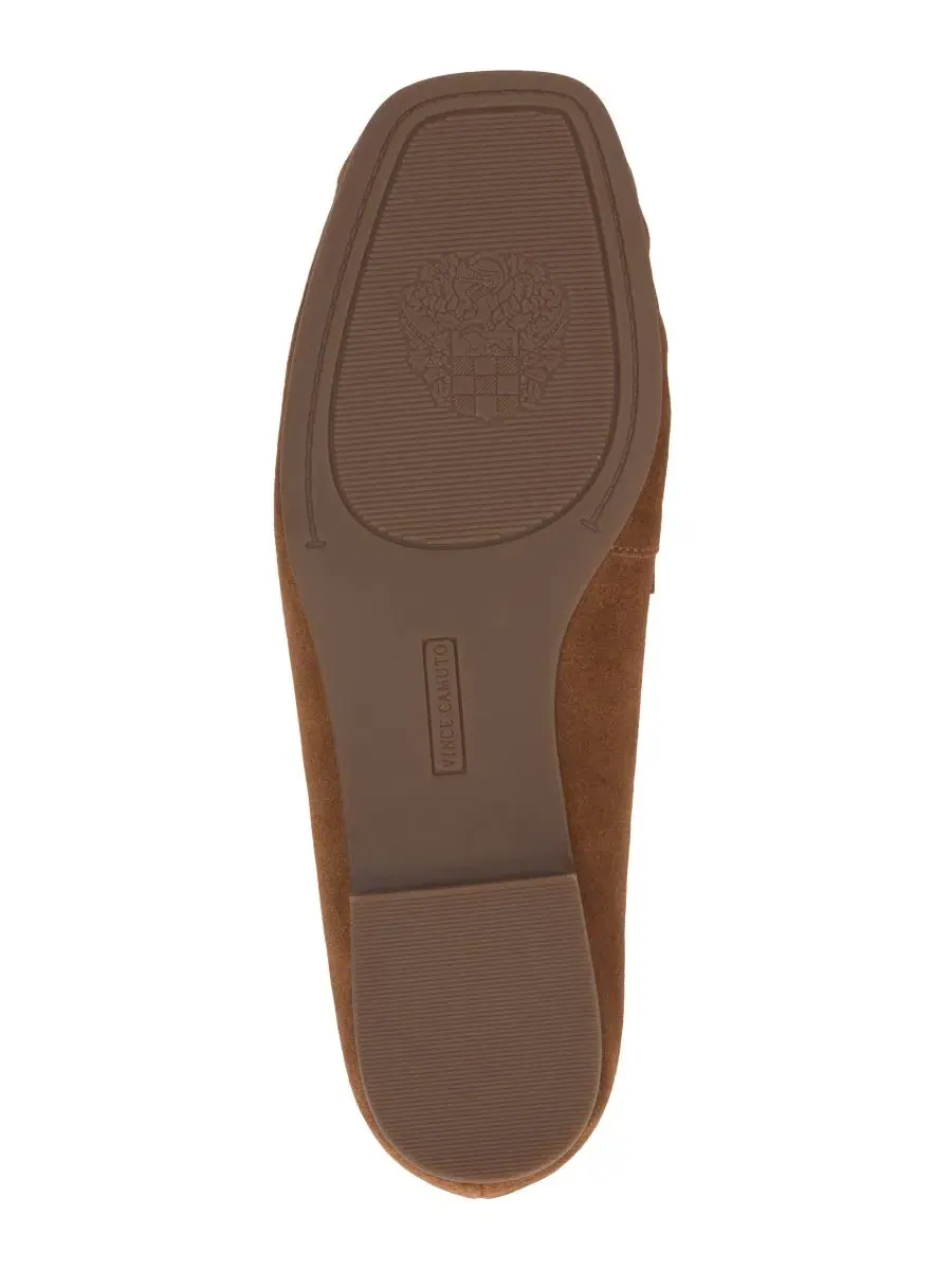 Лоферы Paelyn на плоском ходу с квадратным мысом Vince Camuto, Burnt Sugar Suede — изображение 5 из 5