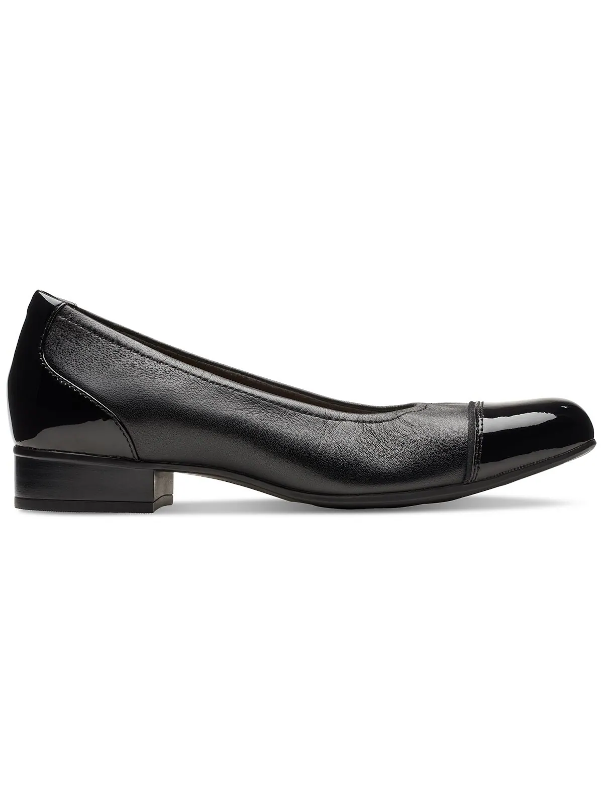 Туфли женские Clarks Juliet Step без шнуровки с закрытым носком — изображение 2 из 5, черный