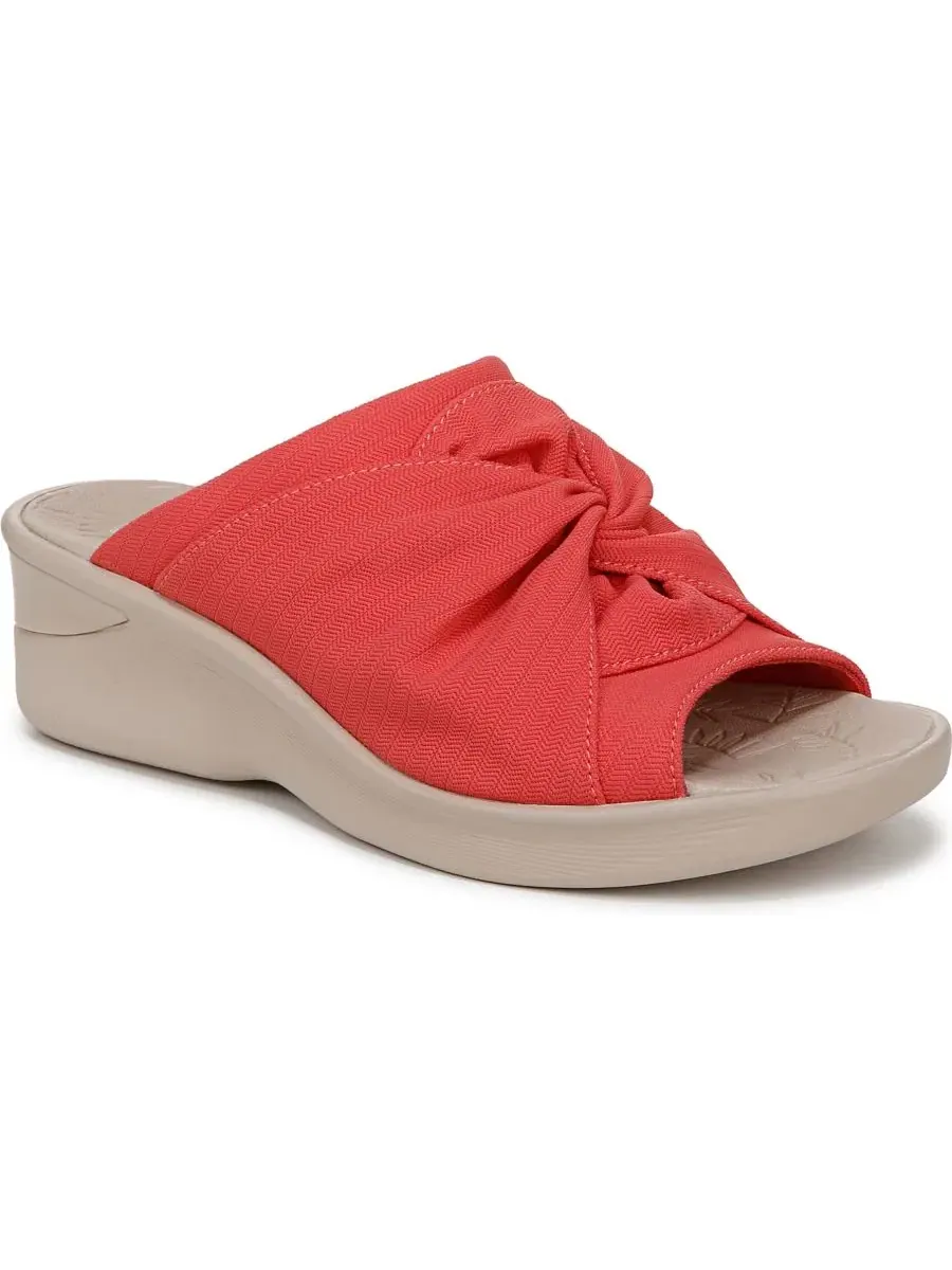 Женские моющиеся сандалии на танкетке Smile 3 LifeStride, Coral Beach Stretch Fabric