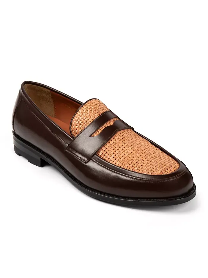 Мужские лоферы Mercer Slip On из кожи с прорезью для монет Anthony Veer — изображение 1 из 5