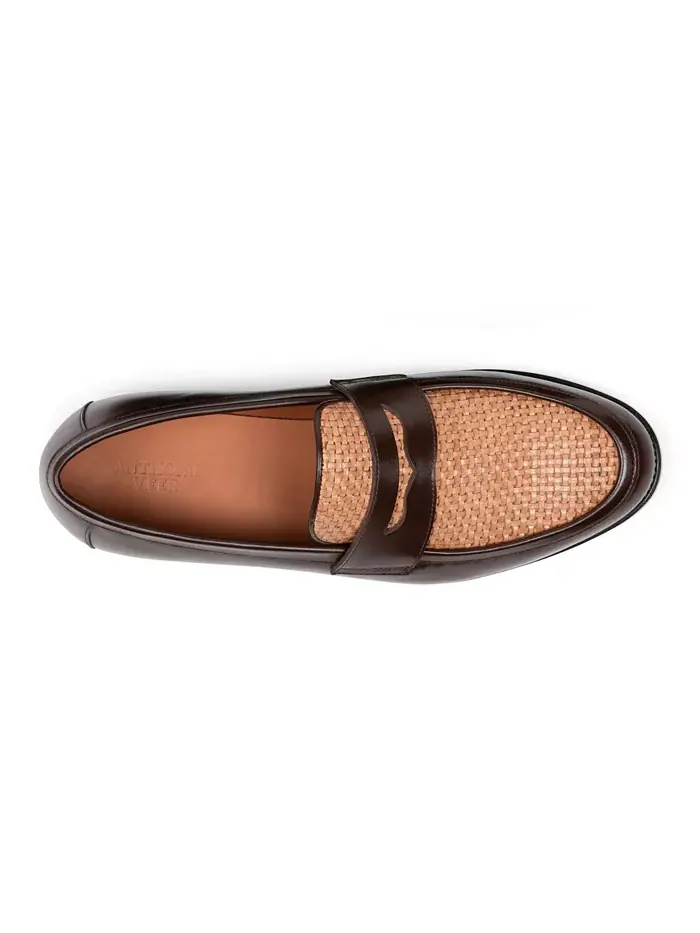 Мужские лоферы Mercer Slip On из кожи с прорезью для монет Anthony Veer — изображение 3 из 5