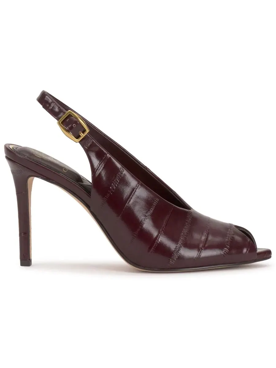 Туфли-лодочки с открытым носком и ремешком Helenza Vince Camuto, Pomegranate Croco — изображение 2 из 5