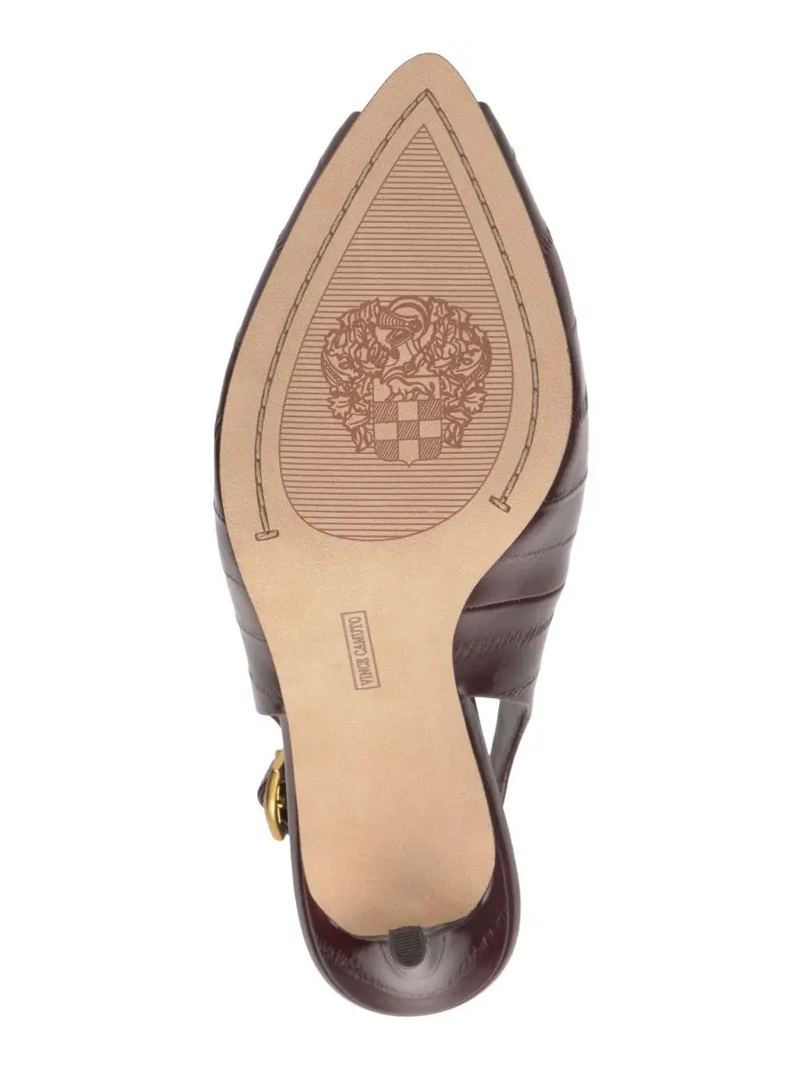 Туфли-лодочки с открытым носком и ремешком Helenza Vince Camuto, Pomegranate Croco — изображение 5 из 5